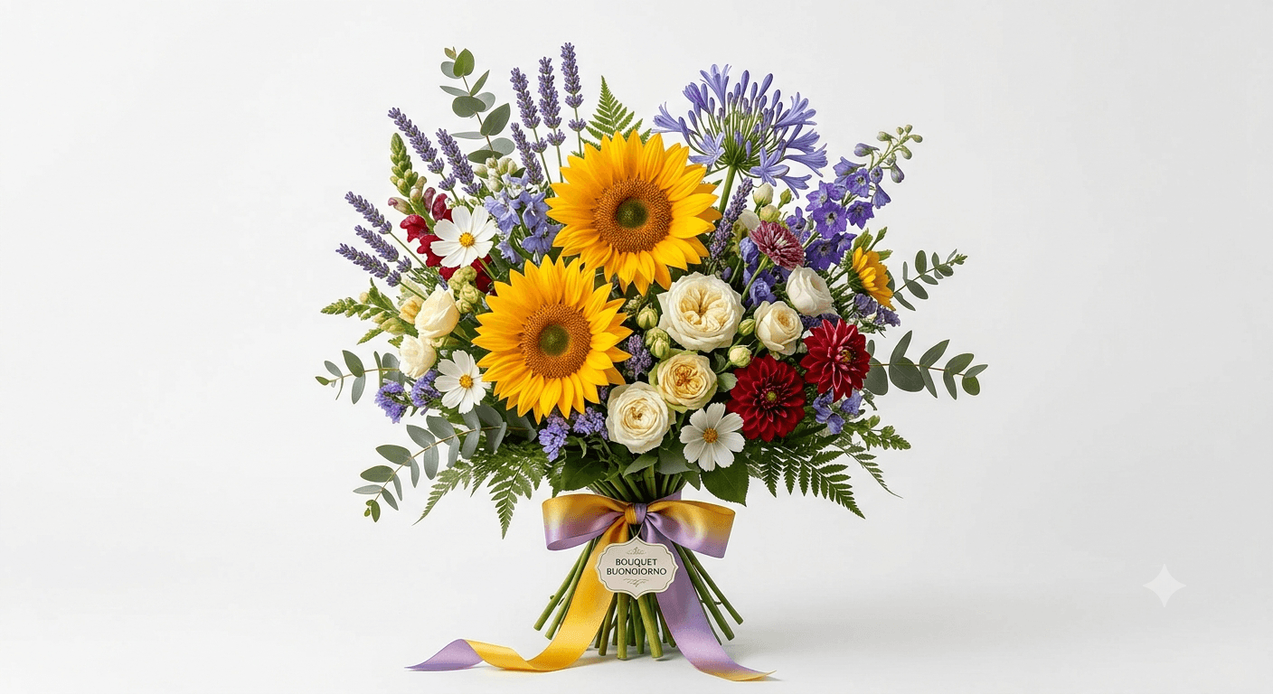Bouquet Buongiorno con consegna a domicilio a Milano