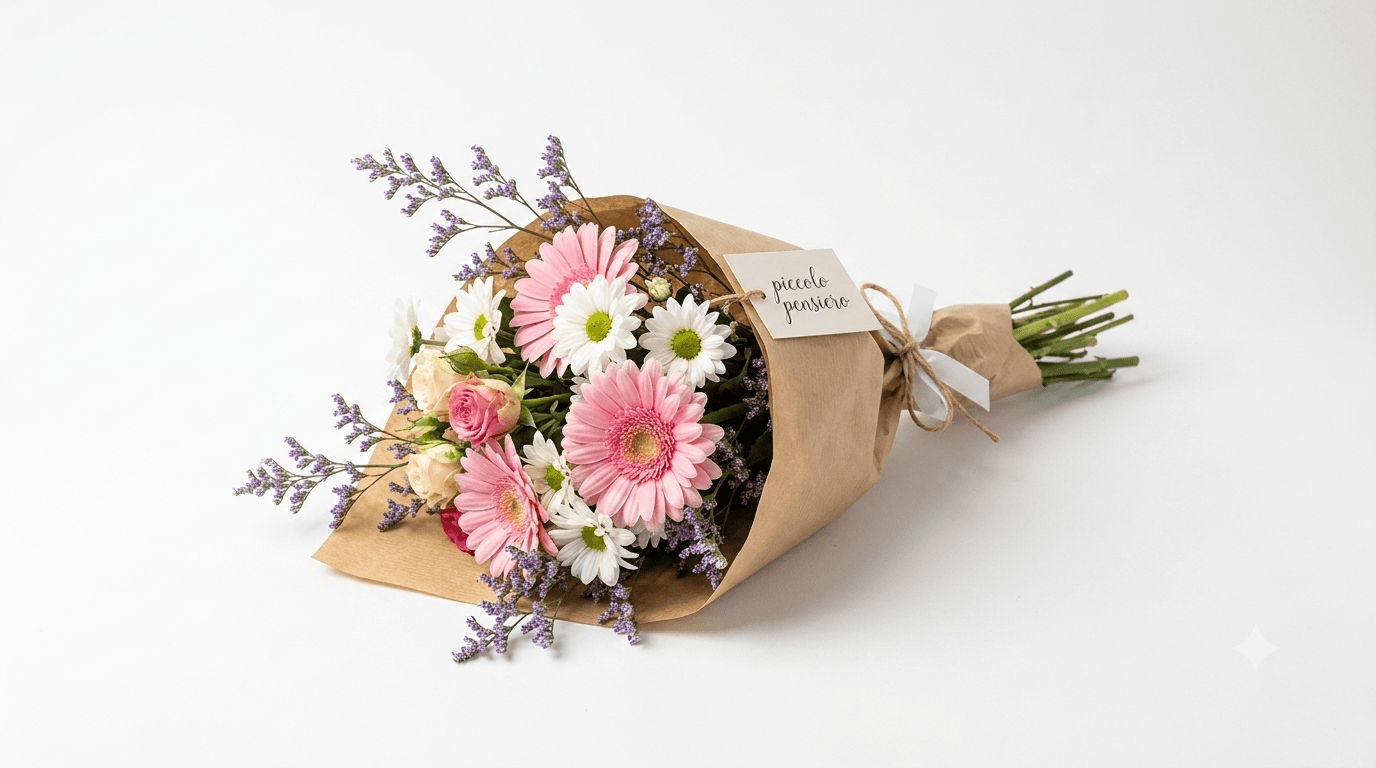 Bouquet Piccolo Pensiero con consegna a domicilio a Milano