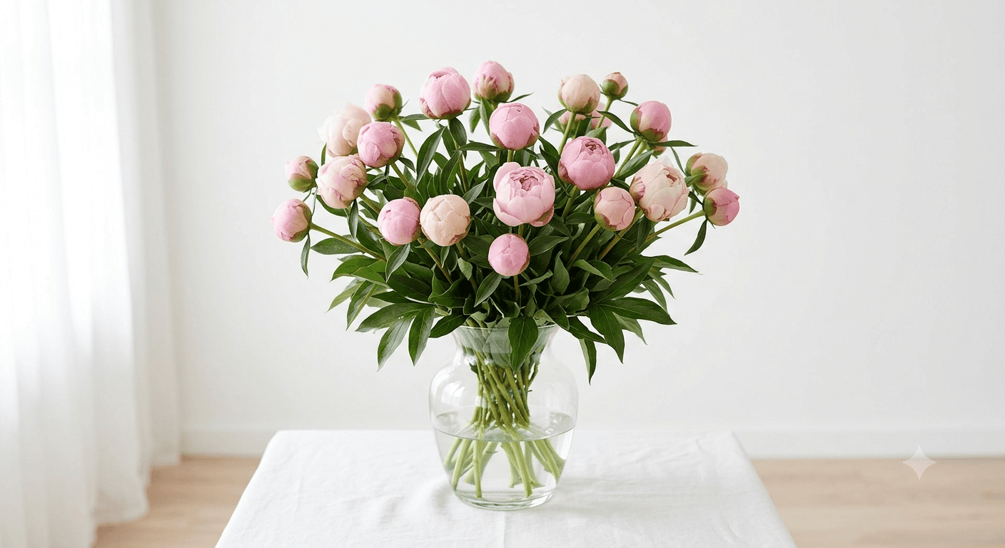 Peonie Rosa con consegna a domicilio a Milano