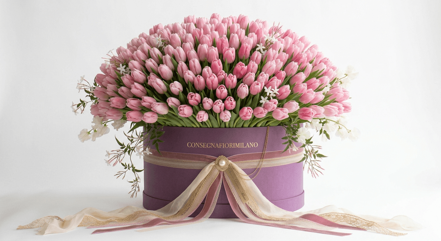 Tulipani Rosa con consegna a Milano